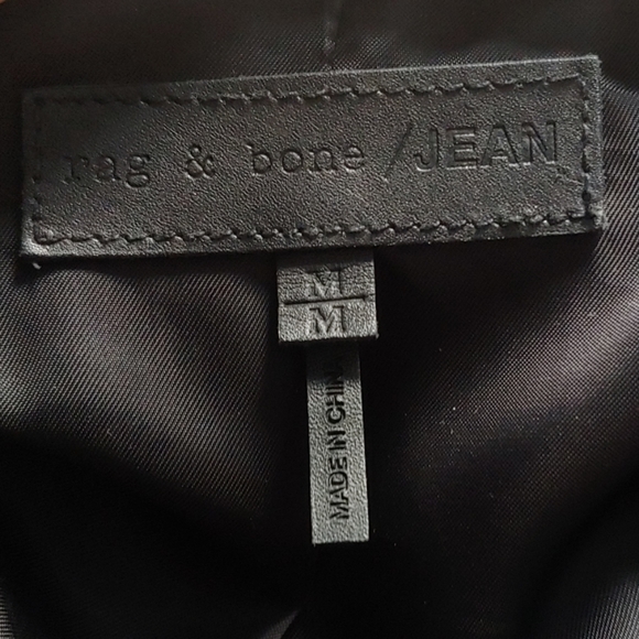 sold Rag & Bone Mack Lambskin Leather Jacket - Picture 3 of 6